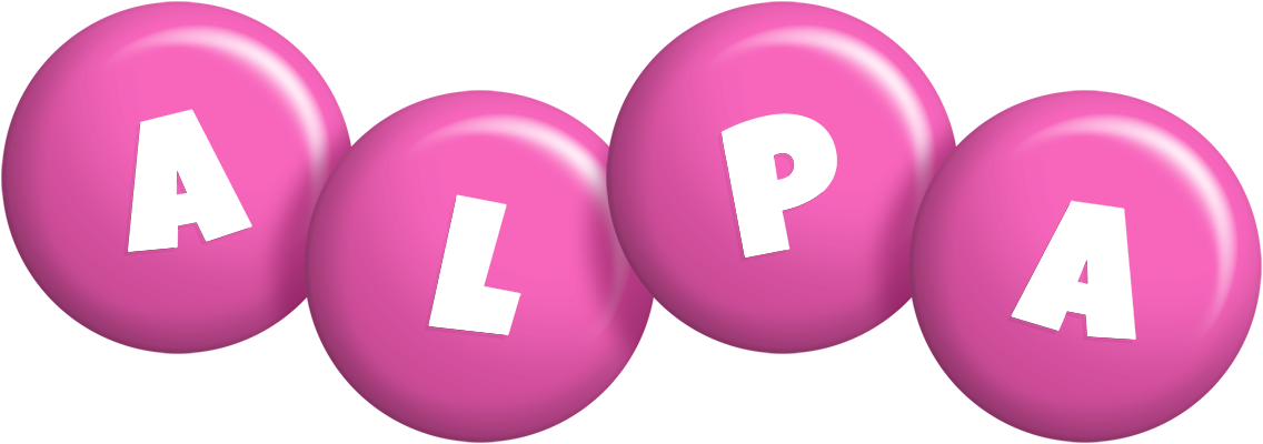 Alpa candy-pink logo