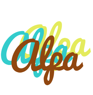Alpa cupcake logo
