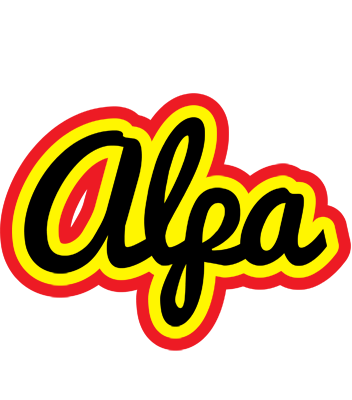 Alpa flaming logo