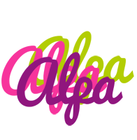 Alpa flowers logo