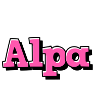 Alpa girlish logo