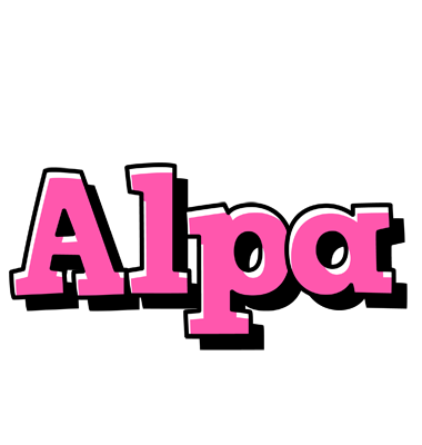Alpa girlish logo