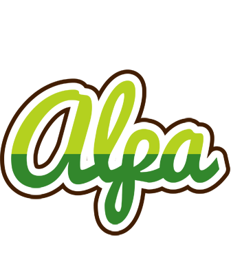Alpa golfing logo