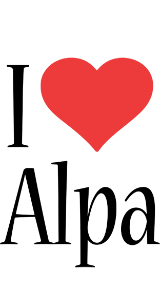 Alpa i-love logo
