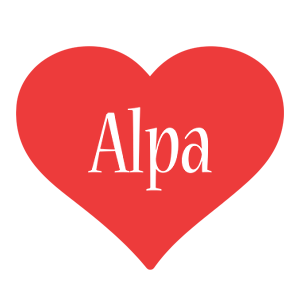 Alpa love logo