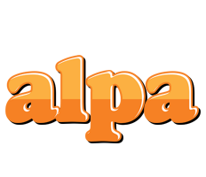 Alpa orange logo