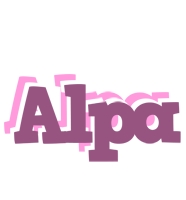 Alpa relaxing logo