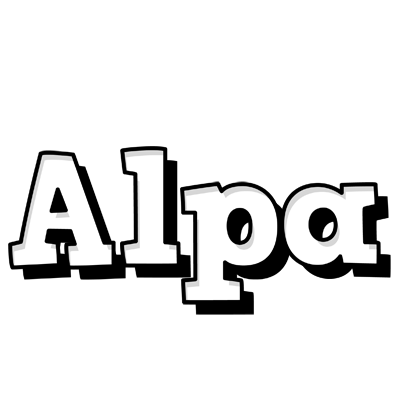 Alpa snowing logo