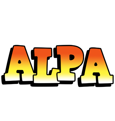Alpa sunset logo