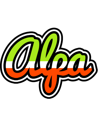 Alpa superfun logo