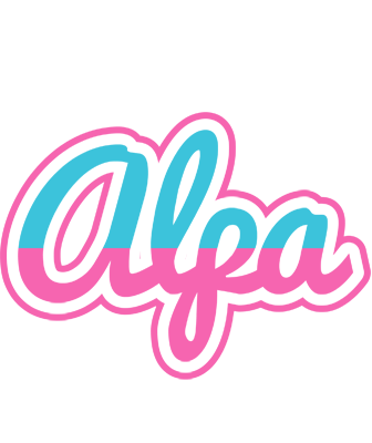 Alpa woman logo