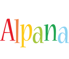 Alpana birthday logo