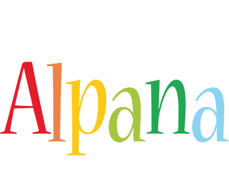 Alpana birthday logo