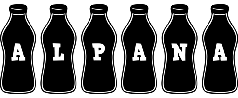 Alpana bottle logo