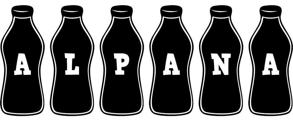 Alpana bottle logo