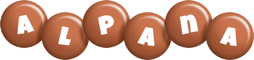 Alpana candy-brown logo