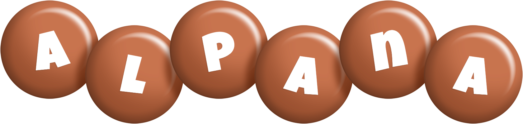 Alpana candy-brown logo