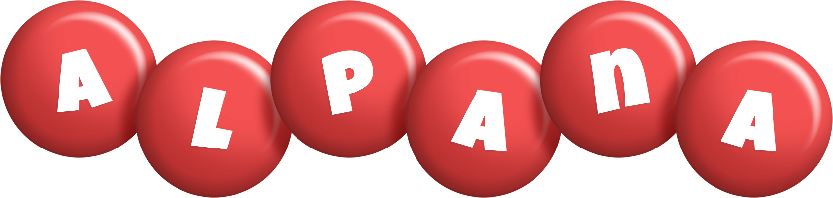 Alpana candy-red logo