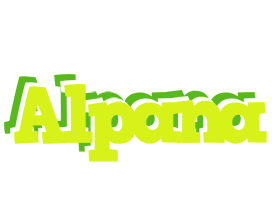 Alpana citrus logo