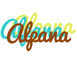 Alpana cupcake logo