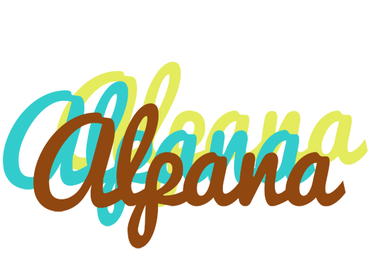 Alpana cupcake logo