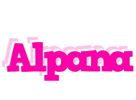 Alpana dancing logo