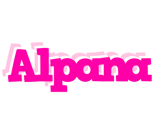 Alpana dancing logo