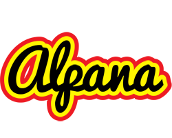 Alpana flaming logo