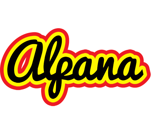 Alpana flaming logo