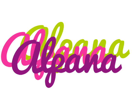 Alpana flowers logo