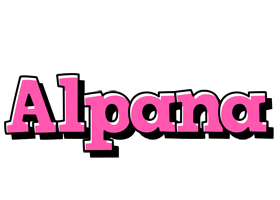 Alpana girlish logo