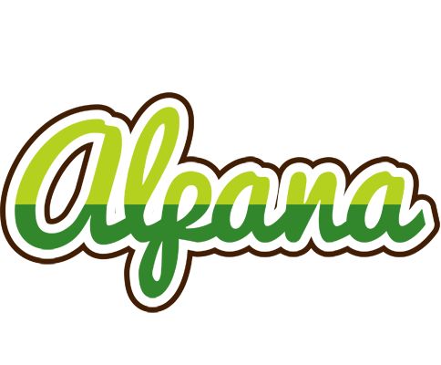 Alpana golfing logo