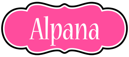 Alpana invitation logo