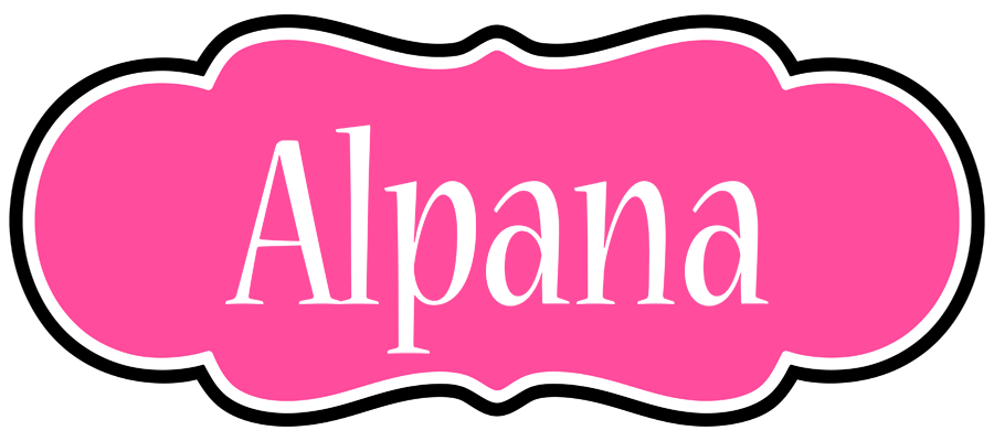Alpana invitation logo