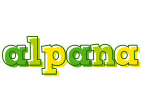 Alpana juice logo