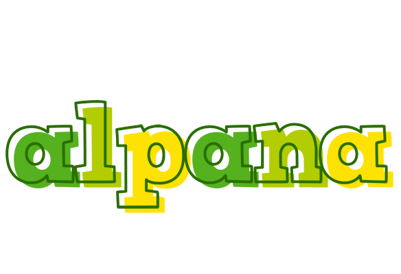 Alpana juice logo