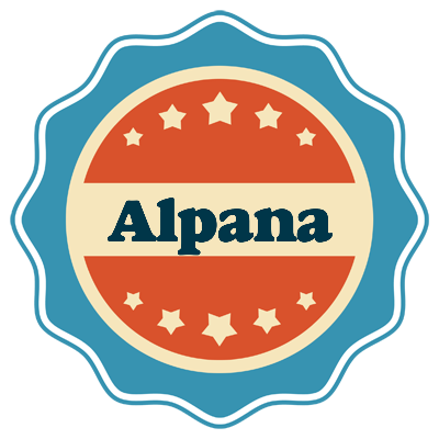 Alpana labels logo