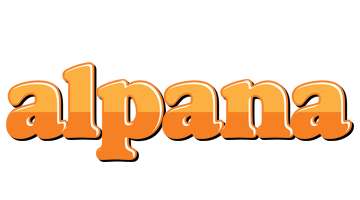 Alpana orange logo