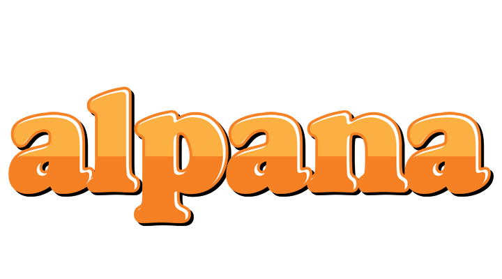 Alpana orange logo