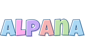 Alpana pastel logo