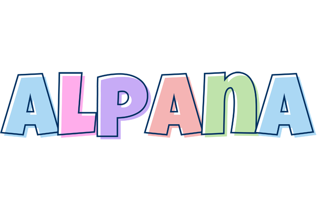 Alpana pastel logo