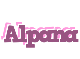 Alpana relaxing logo