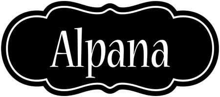 Alpana welcome logo