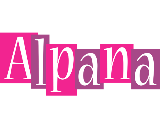 Alpana whine logo