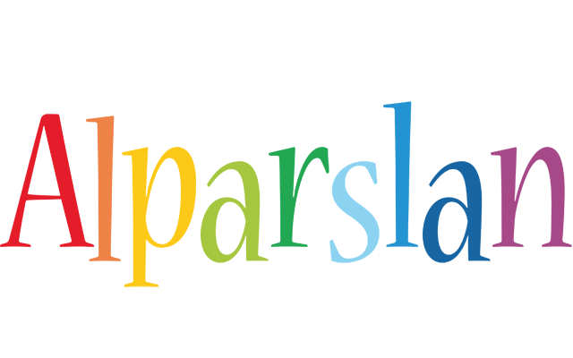 Alparslan birthday logo