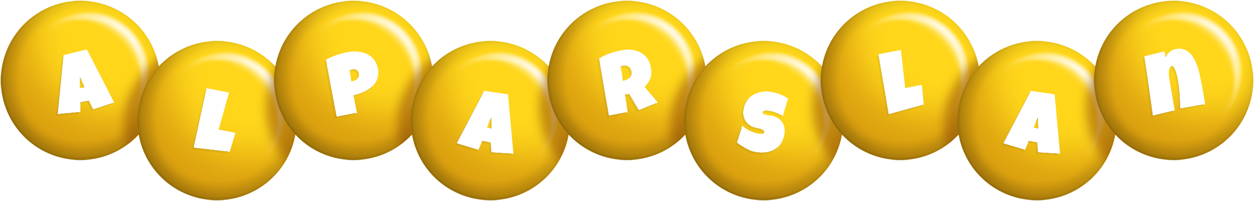Alparslan candy-yellow logo