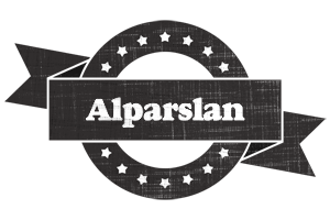 Alparslan grunge logo