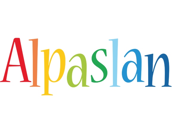 Alpaslan birthday logo