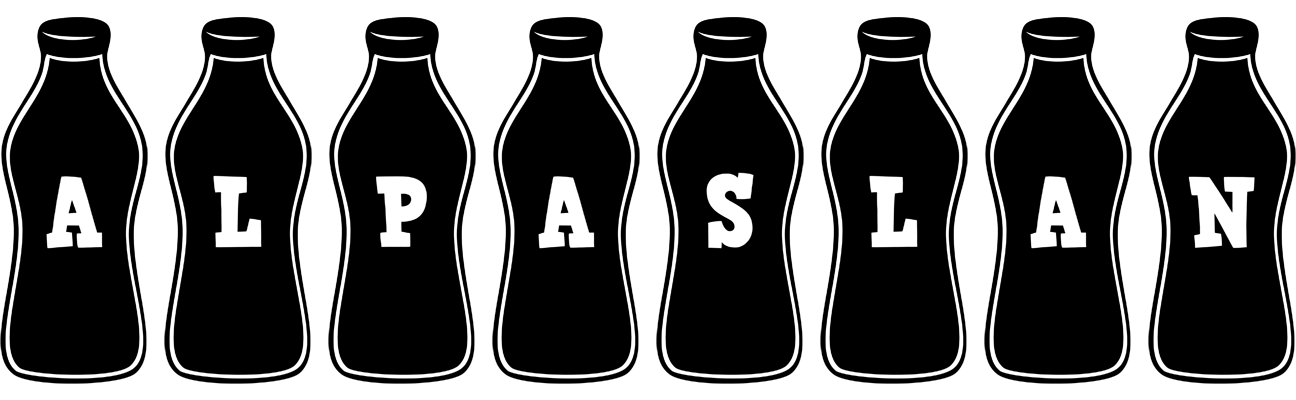 Alpaslan bottle logo