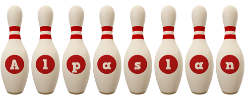 Alpaslan bowling-pin logo